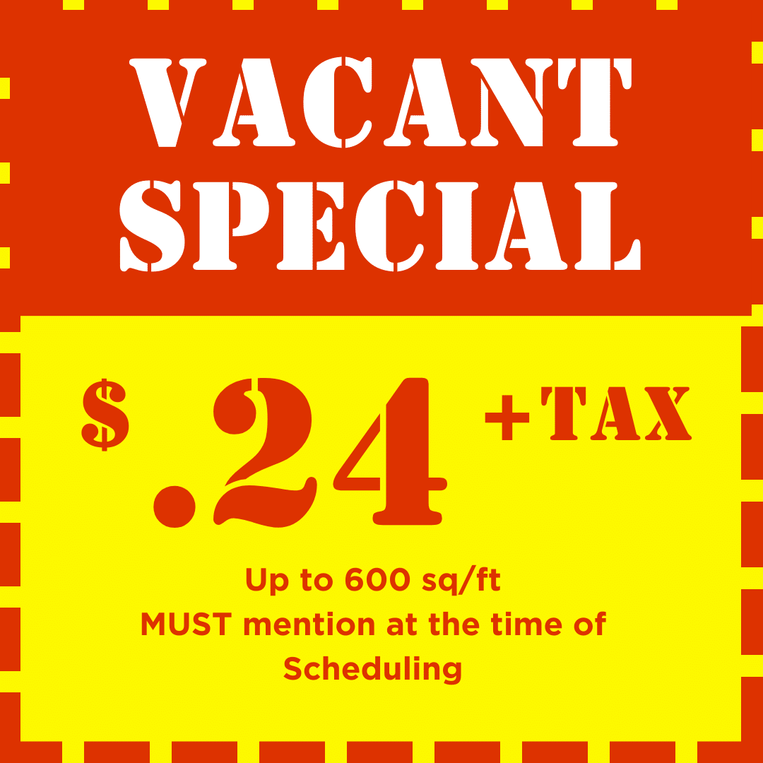 Vacant Cleaning Special by Harper Carpet Care