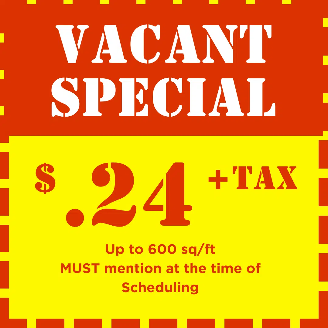 Vacant Cleaning Special by Harper Carpet Care