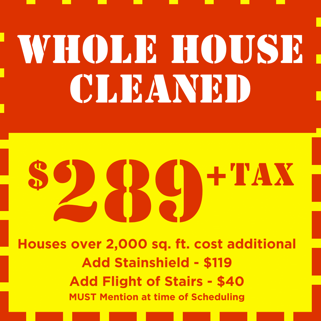 Whole House Cleaned Special by Harper Carpet Care